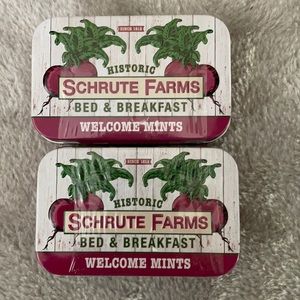 The Office Schrute Farms welcome mints Two
